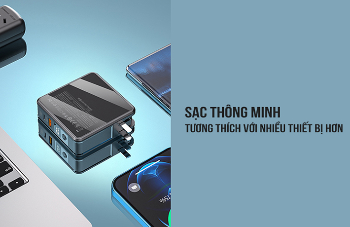 Sạc dự phòng đa năng 22.5W 10000mah WP-237