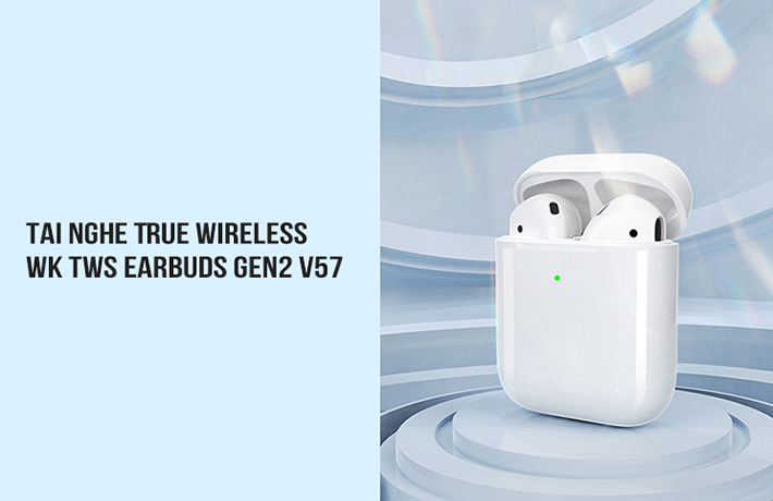 Tai nghe True Wireless WK TWS Earbuds Gen2 V57