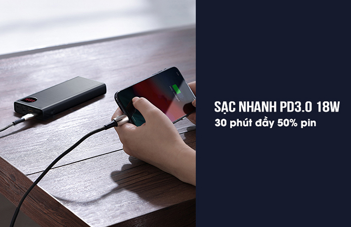 Pin sạc dự phòng 20000mAh Baseus 22.5W PPAD000101