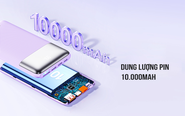 Pin sạc dự phòng 10000mAh 22.5W Remax RPP-5