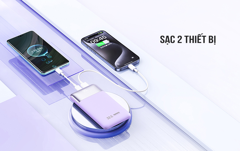 Pin sạc dự phòng 10000mAh 22.5W Remax RPP-5