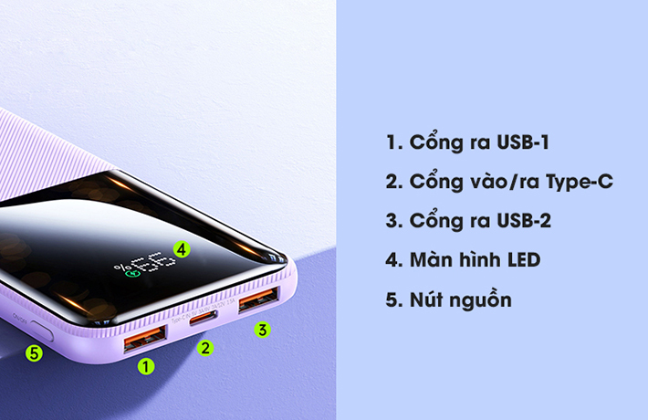 Pin sạc dự phòng 20000mAh 22.5W Remax RPP-623