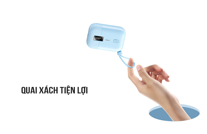 Pin sạc dự phòng kèm cáp 10000mAh 22.5W Remax RPP-635