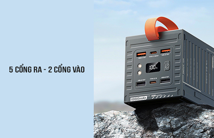 Sạc dự phòng Remax 22.5W 60000mAh RPP-609