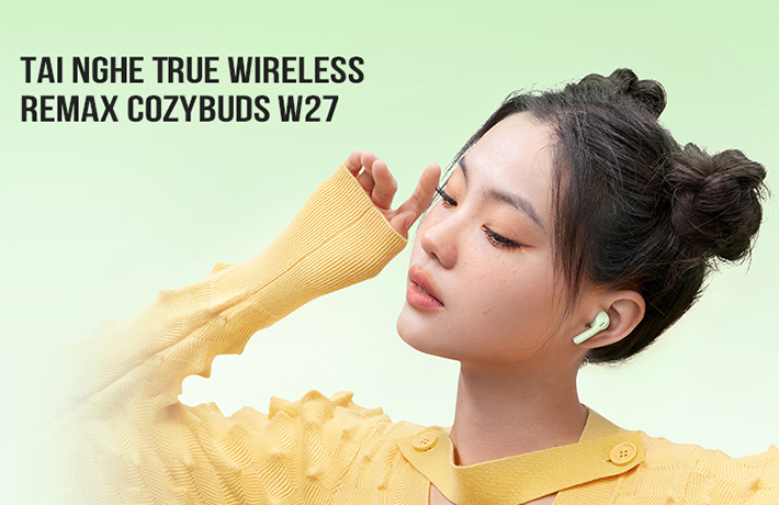 Tai nghe True Wireless Remax CozyBuds W27